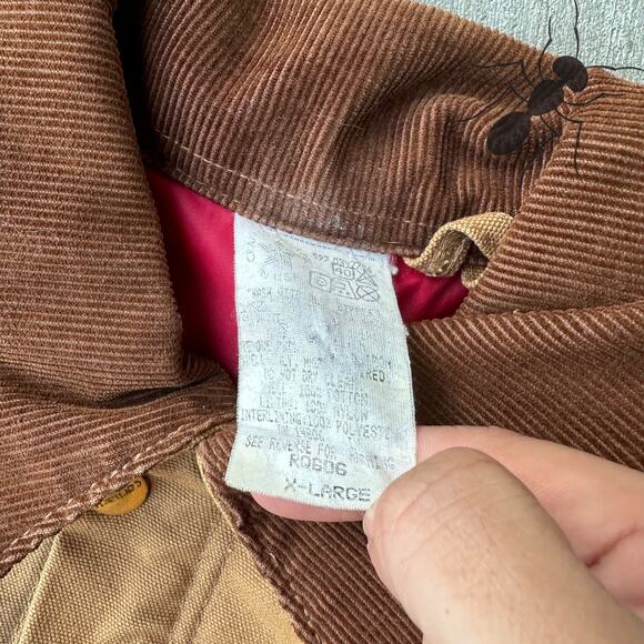 Vintage Y2K Carhartt brown cropped Detroit style work wear jacket - Picture 5 of 9